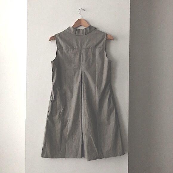 Jil Sander Sleeveless Inverted Pleat Dress - Picture 3 of 13